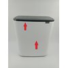 Kosz na śmieci BRABANTIA 130601 Bo Touch Bin Hi 2x30L Biały Materiał Tworzywo sztuczne