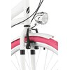 Rower miejski INDIANA Moena OS3B 28 cali damski Biało-różowy Wzrost [cm] 160 - 185