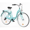 Rower miejski DAWSTAR Citybike S7B 28 cali damski Lazurowy 2021