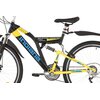 Rower młodzieżowy INDIANA X-Rock 1.6 26 cali dla chłopca Czarno-żółty Przerzutka tylna marka Shimano