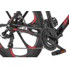 Rower górski MTB INDIANA X-Rock 3.6 M17 26 cali męski Czarno-czerwony Kolor Czarno-czerwony
