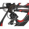 Rower górski MTB INDIANA X-Rock 3.6 M17 26 cali męski Czarno-czerwony Kolekcja 2021
