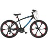 Rower górski MTB INDIANA X-Rock 3.6 M17 26 cali męski Czarno-niebieski Liczba biegów 21