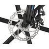 Rower górski MTB INDIANA X-Rock 3.6 M17 26 cali męski Czarno-niebieski Amortyzator przód typ Sprężynowy