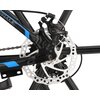 Rower górski MTB INDIANA X-Rock 3.6 M17 26 cali męski Czarno-niebieski Amortyzator przód typ Stalowy