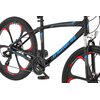 Rower górski MTB INDIANA X-Rock 3.6 M17 26 cali męski Czarno-niebieski Gwarancja na ramę 5 lat
