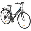Rower trekkingowy INDIANA Trekker D19 28 cali damski Czarno-niebieski 2022