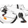 Rower miejski DAWSTAR Citybike S7B 26 cali damski Biały Wyposażenie Stopka