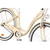 Rower miejski INDIANA Moena A3B 28 cali damski Cappuccino 2021 Przerzutka tylna marka Shimano