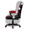 Fotel HUZARO Ranger 1.0 Mesh Czerwony Kolor Czarny (czerwone elementy)