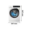 Pralka ELECTROLUX EW8F261PSP UltraCare 800 UniversalDose 10kg 1600obr A WoolmarkGreen Kierunek otwierania drzwi W lewo
