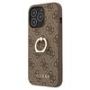 Etui GUESS 4G Ring Case do Apple iPhone 13 Pro Brązowy Seria telefonu iPhone