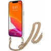 Etui GUESS Leopard Gold Stripe Crossbody do Apple iPhone 13 Pro Złoty Dominujący kolor Złoty