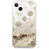 Etui GUESS Peony Liquid Glitter do Apple iPhone 13 Mini Złoty Model telefonu iPhone 13 Mini