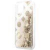 Etui GUESS Peony Liquid Glitter do Apple iPhone 13 Mini Złoty Typ Etui nakładka