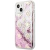 Etui GUESS Peony Liquid Glitter do Apple iPhone 13 Mini Różowy Seria telefonu iPhone