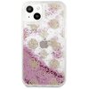 Etui GUESS Peony Liquid Glitter do Apple iPhone 13 Mini Różowy Model telefonu iPhone 13 Mini