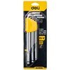 Zestaw kluczy imbusowych DELI TOOLS EDL3090 (9 elementów) Rodzaj Zestaw kluczy imbusowych