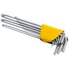 Zestaw kluczy imbusowych DELI TOOLS EDL3090 (9 elementów) Materiał Stal chromowo-wanadowa