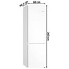 Lodówka BOSCH KGN392WDF No frost 203cm Biała Funkcje dodatkowe High-Glossy Backwall