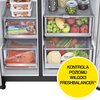 Lodówka LG GSXV90MCAE Side by Side 179cm Srebrna LinearCooling Położenie zamrażarki Side by Side