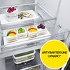 Lodówka LG GSXV90MCAE Side by Side 179cm Srebrna LinearCooling Zmiana kierunku otwierania drzwi Nie