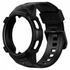 Pasek SPIGEN Rugged Armor Pro do Samsung Galaxy Watch 4 Classic 46mm Czarny Materiał TPU