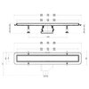Odpływ liniowy BRAVAT Primary Steel Drain 65 cm Rodzaj produktu Liniowy