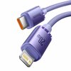 Kabel USB-C - Lightning BASEUS Crystal Shine 1.2 m Fioletowy Rodzaj Kabel telefoniczny