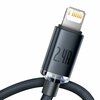 Kabel USB - Lightning BASEUS Crystal Shine 1.2 m Czarny Gwarancja 6 miesięcy