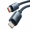 Kabel USB-C - Lightning BASEUS Crystal Shine 2 m Czarny Rodzaj Kabel telefoniczny