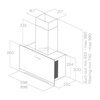 Okap ELICA Aplomb WH/A/90 C077XXI-034-001 Białe szkło 680m3/h 64dB klasa A Szerokość [cm] 89.8