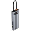 Hub BASEUS Metal Gleam CAHUB-CU0G USB Typu C, Pasywny Dodatkowe informacje Obsługa monitora 4K 30Hz