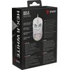 Mysz SAVIO Hex-R Biały Komunikacja z komputerem Przewodowa