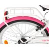 Rower młodzieżowy INDIANA Moena 24 cale dla dziewczynki Biało-różowy Wiek 8 lat