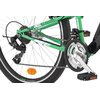Rower młodzieżowy INDIANA X-Rock 1.6 26 cali dla chłopca Czarno-zielony Wiek 12 lat