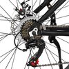 Rower górski MTB INDIANA Fat Bike M18 26 cali męski Czarny Kolor Czarny