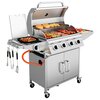Grill gazowy KOLER Relish v2 Srebrny 16 kW 66 x 40 cm Liczba rusztów 2