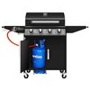 Grill gazowy KOLER Relish v2 Czarny 16 kW 66 x 40 cm Powierzchnia rusztu [cm] 66 x 40