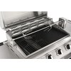 Grill gazowy KOLER Relish v3 Srebrny 16 kW 66 x 40 cm Materiał wykonania rusztu Żeliwo