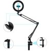 Lampa pierścieniowa LED PULUZ ze statywem stołowym PKT3089B Mocowanie Klips