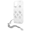 Etui GUESS Peony Chain Collection do Apple iPhone 13 Mini Srebrny Typ Etui nakładka