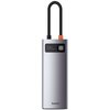 Hub BASEUS Metal Gleam 5w1 USB Typu C, Pasywny Szary