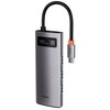 Hub BASEUS Metal Gleam 5w1 USB Typu C, Pasywny Szary Dodatkowe informacje Obsługa monitora 4K 30Hz