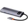 Hub BASEUS Metal Gleam 5w1 USB Typu C, Pasywny Szary Dodatkowe informacje Funkcja Power Delivery