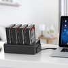 Stacja dokująca ORICO 6648US3-C-V1-EU-BK USB Typu B, Aktywna Interfejs USB Typu B