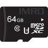 Karta pamięci IMRO MicroSDXC 64GB + Adapter Adapter w zestawie Tak