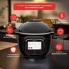 Multicooker TEFAL Cook4Me Touch CY9128 (Wi-Fi) z możliwością funkcjonalności AirFryera, oraz dostępem do ponad 1000 darmowych przepisów Funkcje dodatkowe Minutnik, Regulacja temperatury, Możliwość mycia elementów w zmywarce, Programy automatyczne, Aplikacja z przepisami, Dotykowy ekran