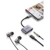 Adapter USB-C - USB-C jack 3.5 mm UGREEN CM231 Szary Typ USB-A - USB Typ-C