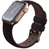 Pasek NJORD BY ELEMENTS do Apple Watch (40/41mm) Purpurowy Materiał Skóra